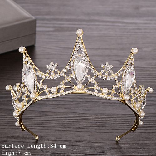 Peris Gems Rhinestone Diamond Tiara Crowns for Women | Wedding Hair Accessories Rhinestone Diamond Tiara Crowns for Women | Hair Accessories SHEIN Amazon Temu