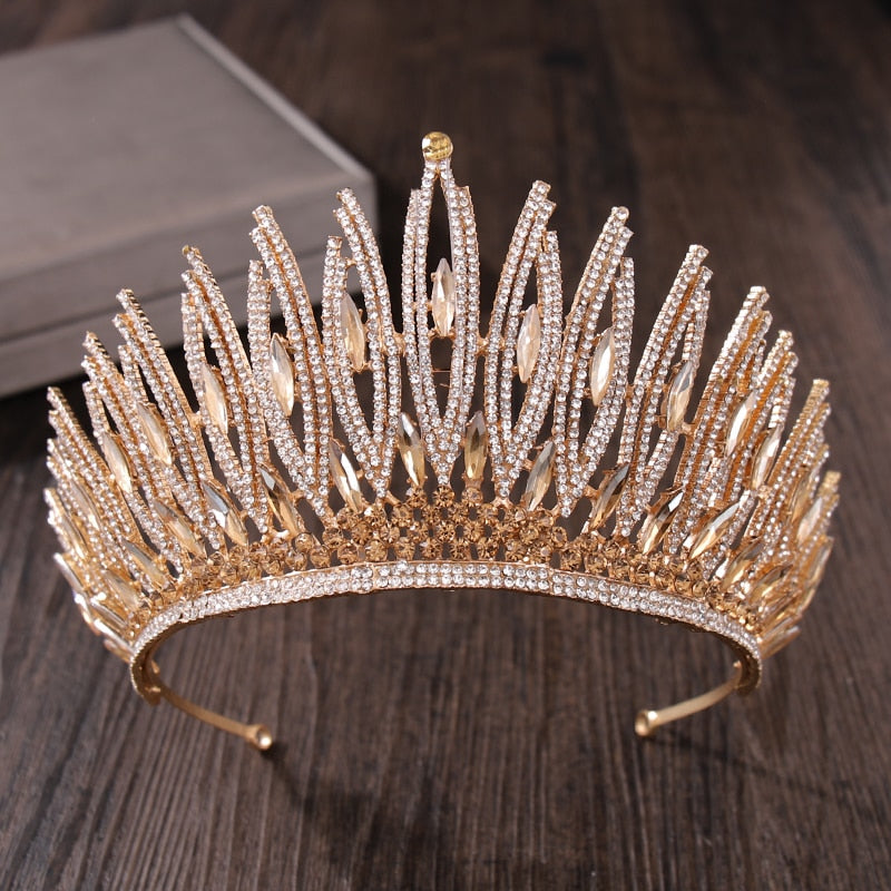 Peris Gems Rhinestone Diamond Tiara Crowns for Women | Wedding Hair Accessories Rhinestone Diamond Tiara Crowns for Women | Hair Accessories SHEIN Amazon Temu