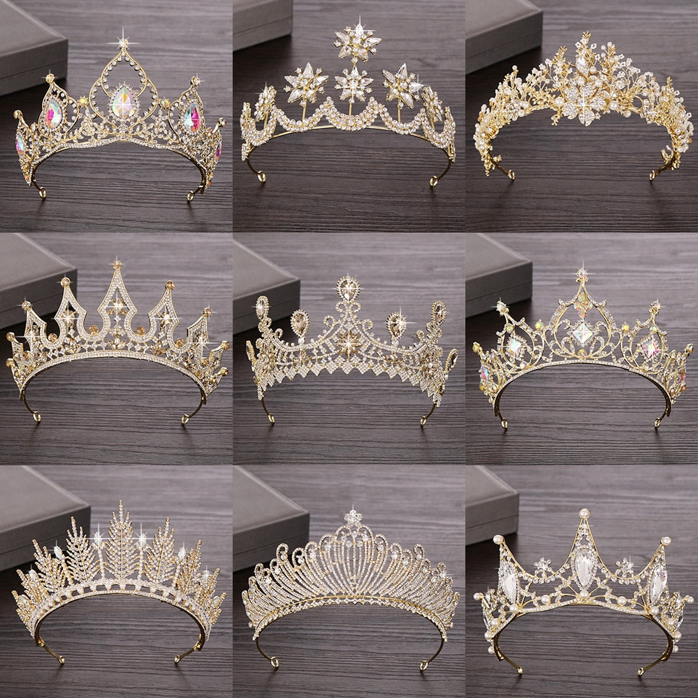 Peris Gems Rhinestone Diamond Tiara Crowns for Women | Wedding Hair Accessories Rhinestone Diamond Tiara Crowns for Women | Hair Accessories SHEIN Amazon Temu