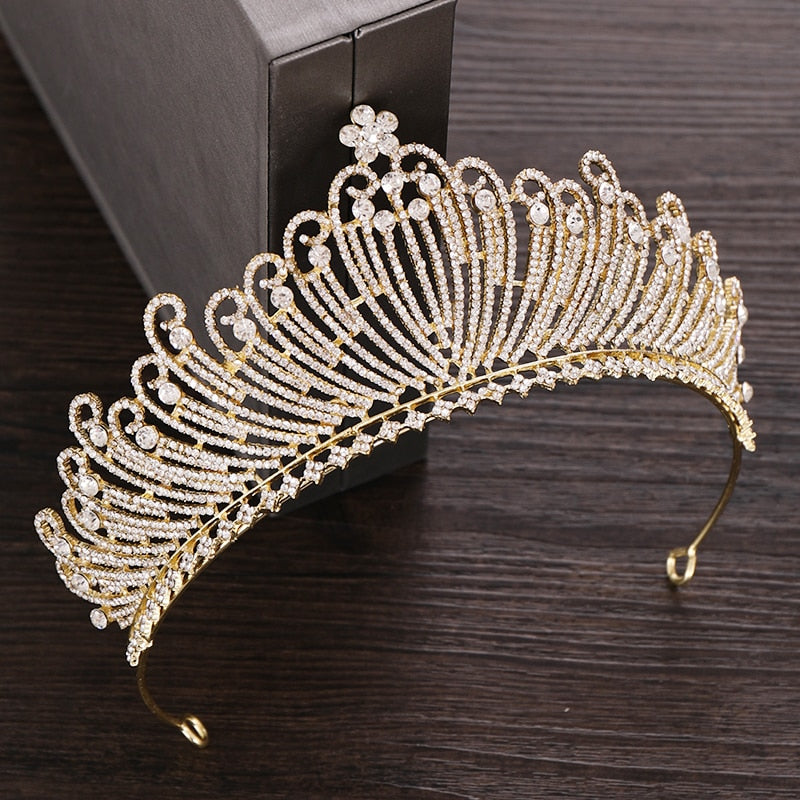 Peris Gems Rhinestone Diamond Tiara Crowns for Women | Wedding Hair Accessories Rhinestone Diamond Tiara Crowns for Women | Hair Accessories SHEIN Amazon Temu