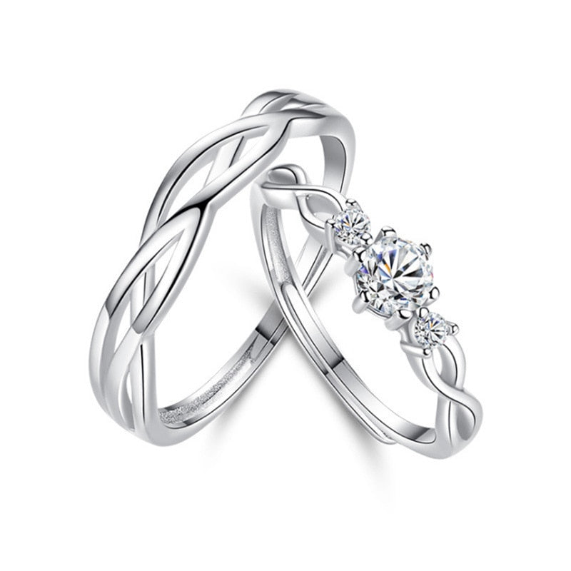 Peris Gems RI21Y0374 Romantic Heart Rings Collection for Couples | Women&
