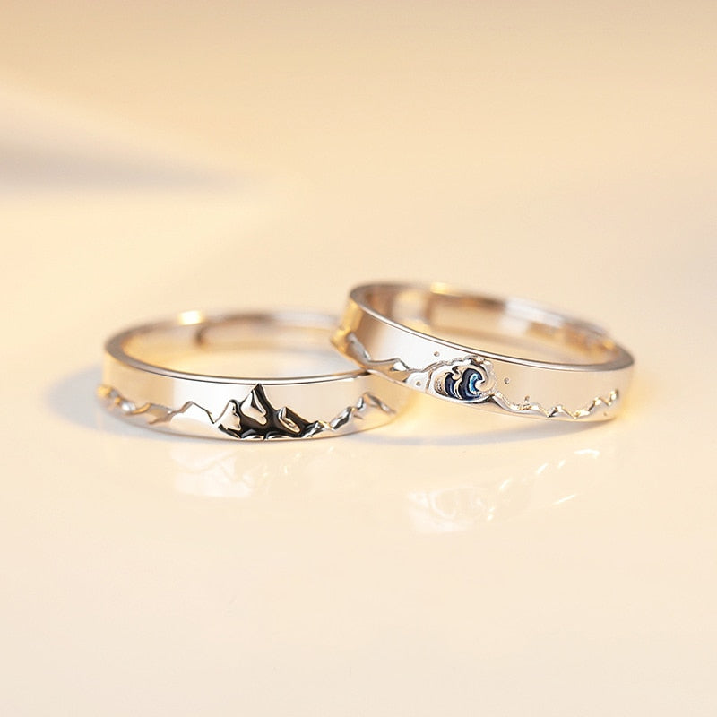 Peris Gems RI21Y0377 Romantic Heart Rings Collection for Couples | Women&