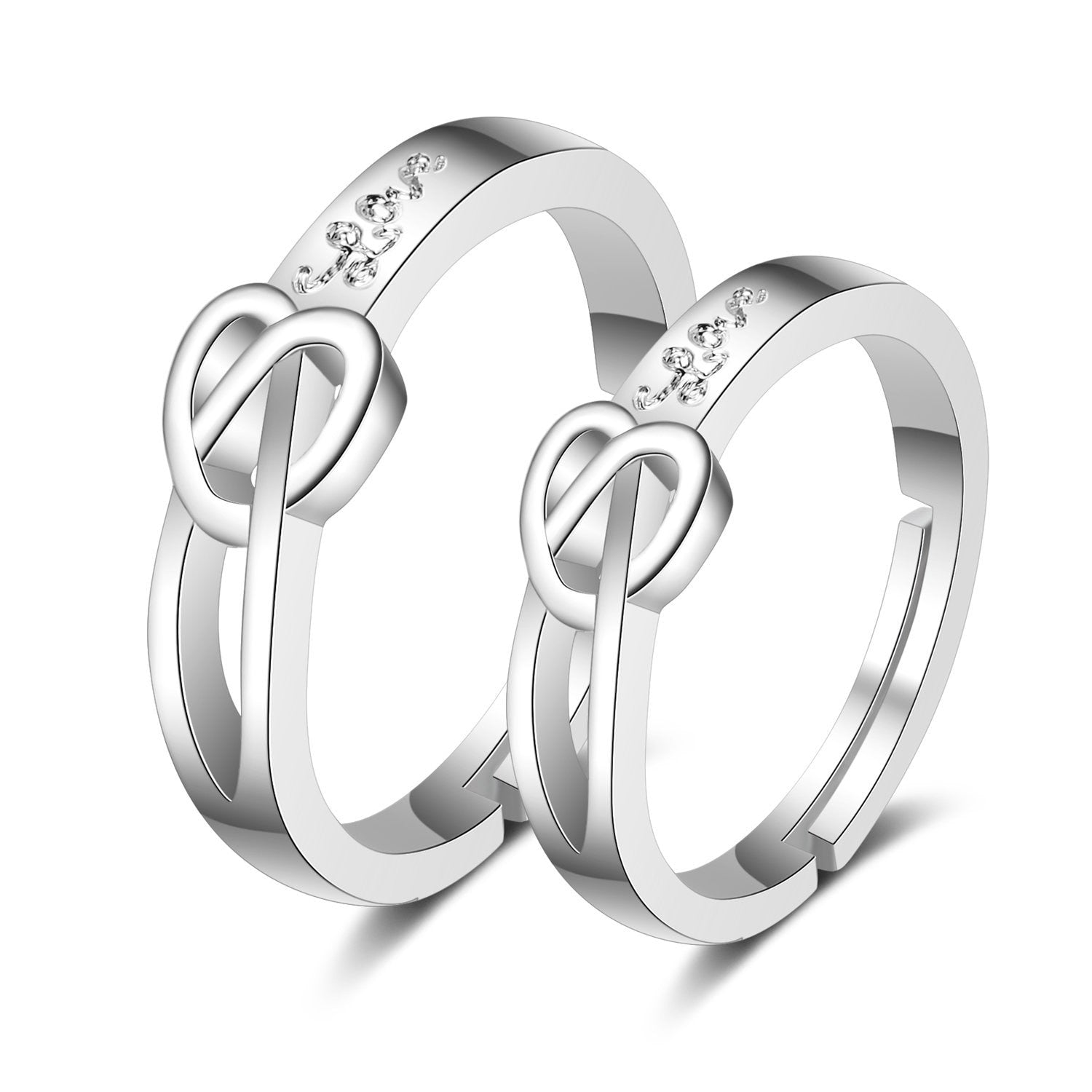 Peris Gems RI21Y0470 Romantic Heart Rings Collection for Couples | Women&
