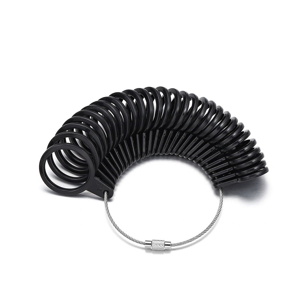 Peris Gems ring Black Ring Sizer Mandrel Stick | Finger Gauge Ring Sizer SHEIN Amazon Temu