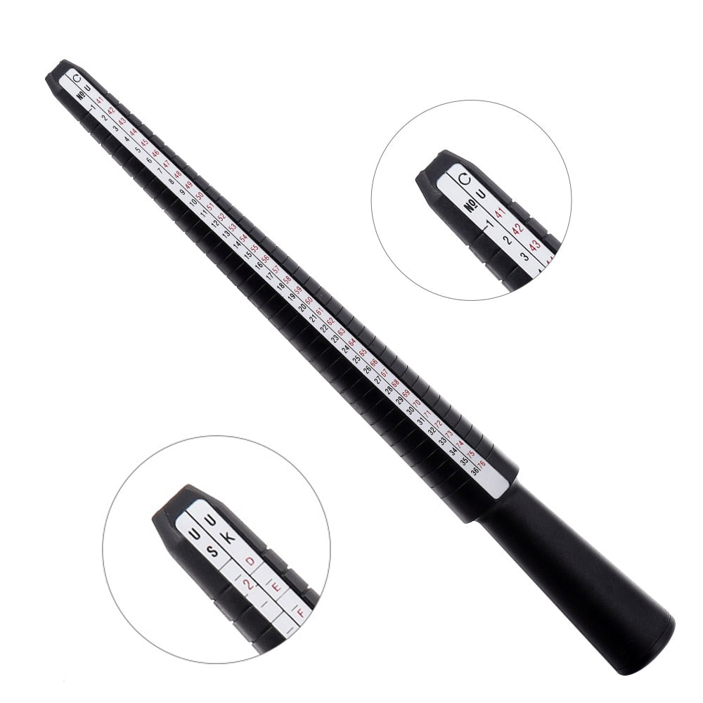 Peris Gems Ring Sizer Mandrel Stick | Finger Gauge Ring Sizer SHEIN Amazon Temu