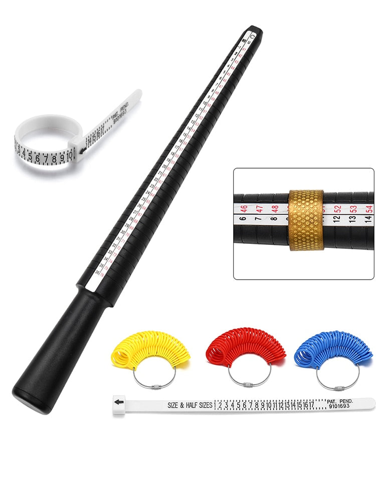 Peris Gems Ring Sizer Mandrel Stick | Finger Gauge Ring Sizer SHEIN Amazon Temu
