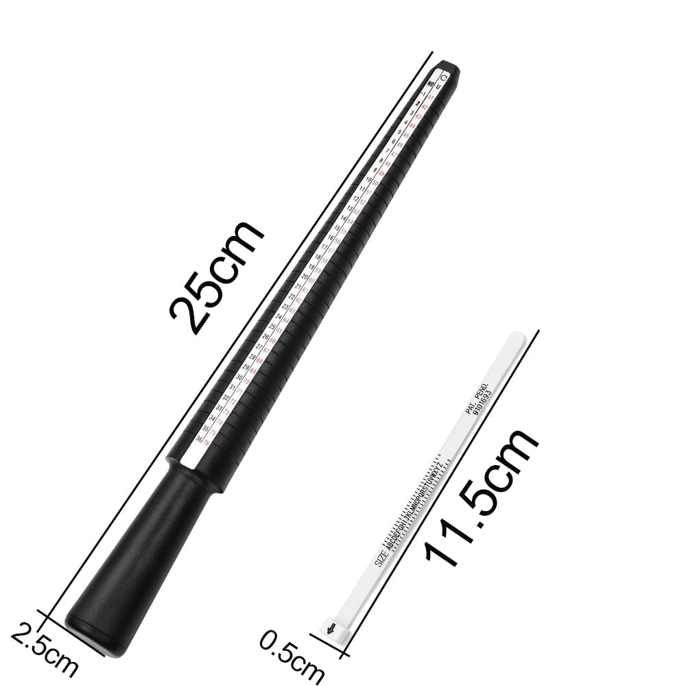 Peris Gems Ring Sizer Mandrel Stick | Finger Gauge Ring Sizer SHEIN Amazon Temu