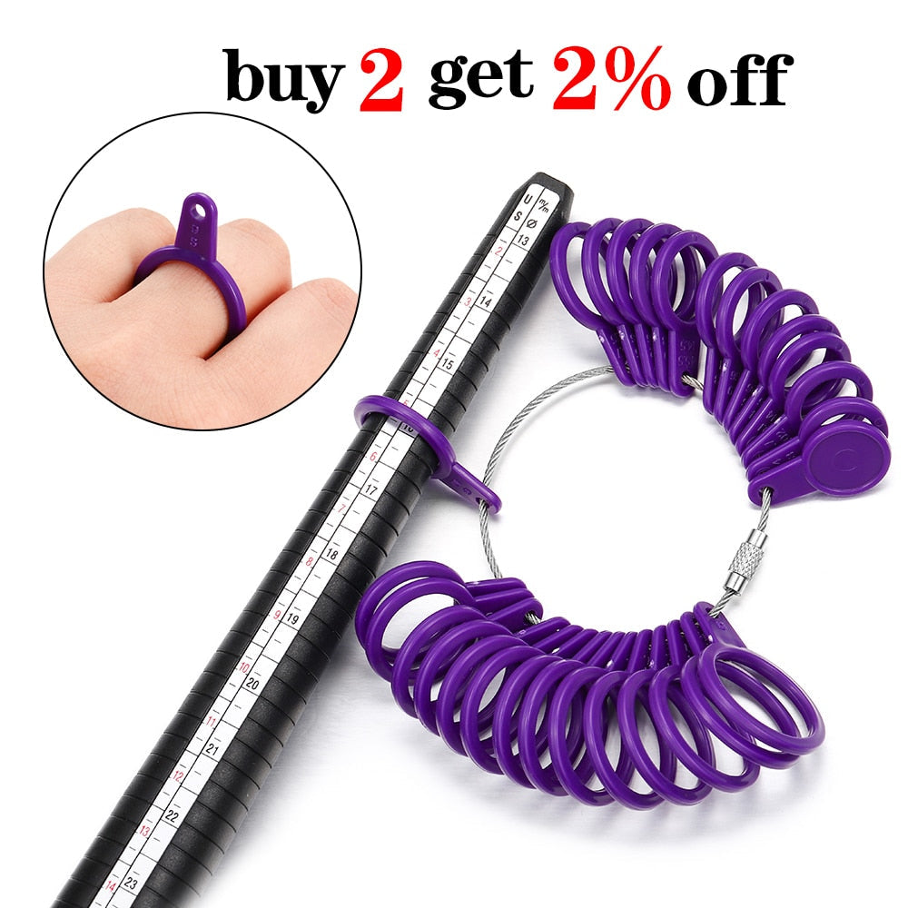 Peris Gems Ring Sizer Mandrel Stick | Finger Gauge Ring Sizer SHEIN Amazon Temu