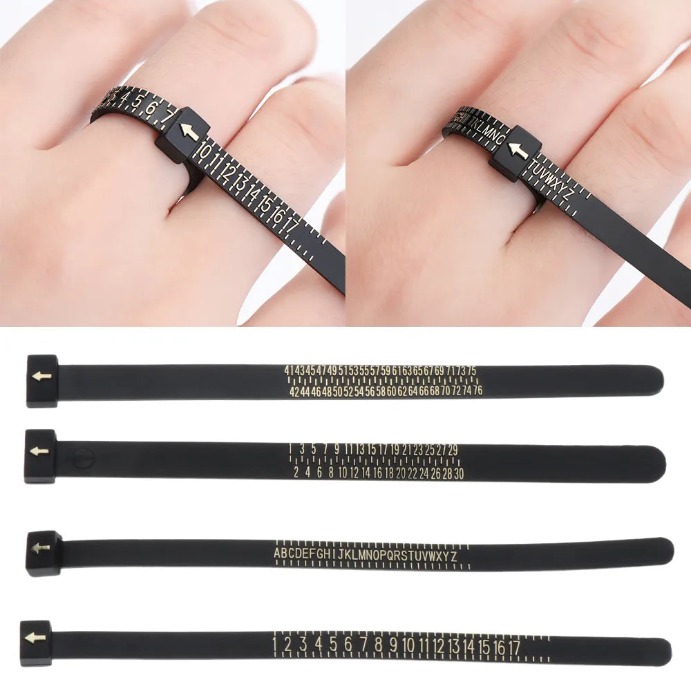 Peris Gems Ring Sizer Measurement Gauges UK/US/EU/JP SHEIN Amazon Temu