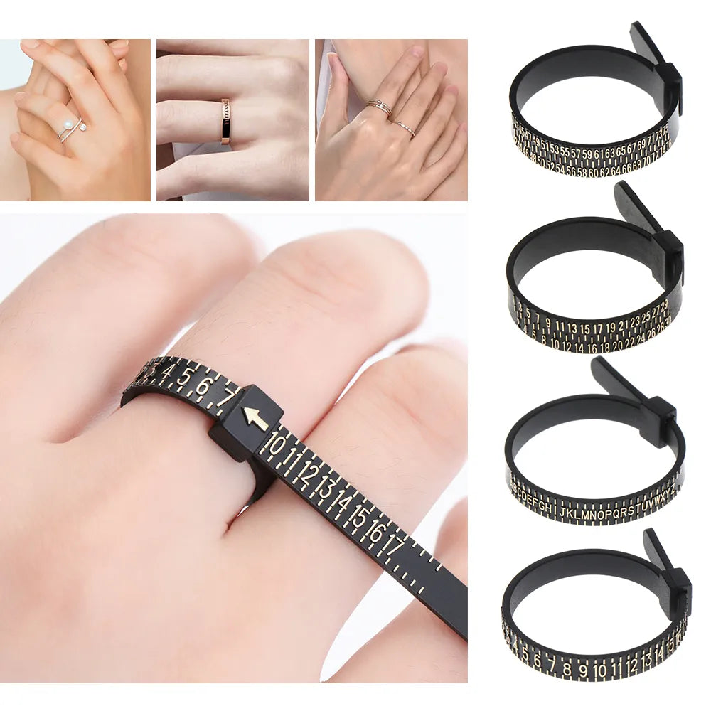 Peris Gems Ring Sizer Measurement Gauges UK/US/EU/JP SHEIN Amazon Temu