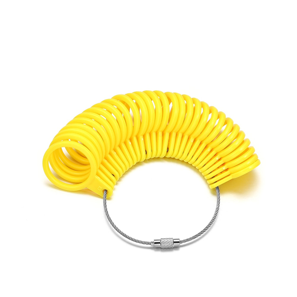 Peris Gems ring Yellow Ring Sizer Mandrel Stick | Finger Gauge Ring Sizer SHEIN Amazon Temu