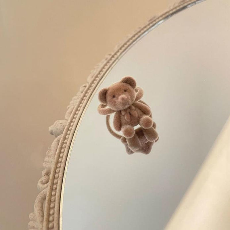 Peris Gems ring1 Plush Bear Pendant Necklace for Women | Bear Necklace Earrings and Ring Plush Bear Earrings Ring and Necklace for Women SHEIN Amazon Temu