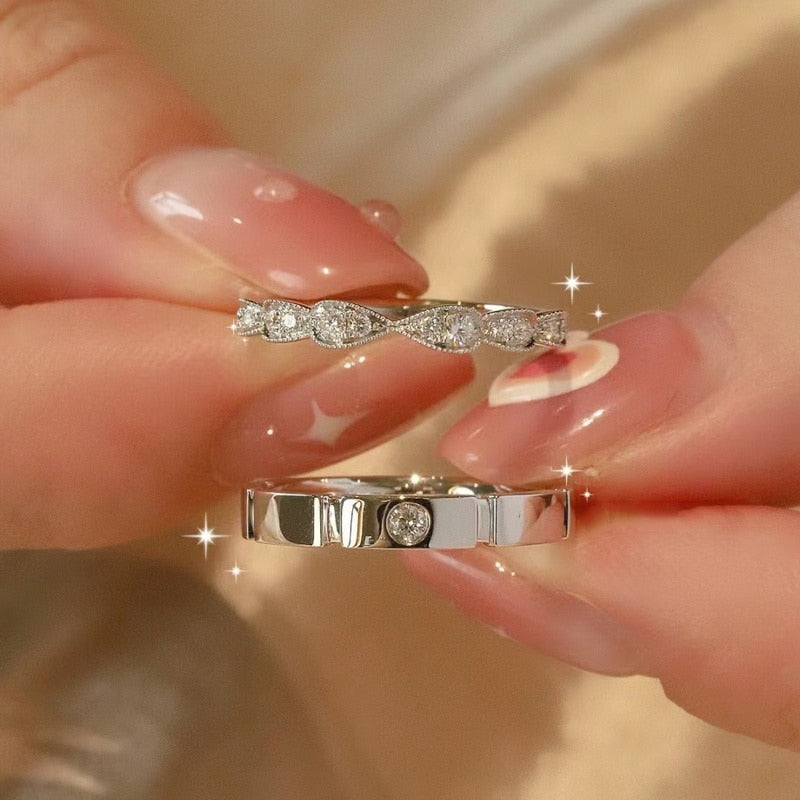 Peris Gems Romantic Heart Rings Collection for Couples | Women&