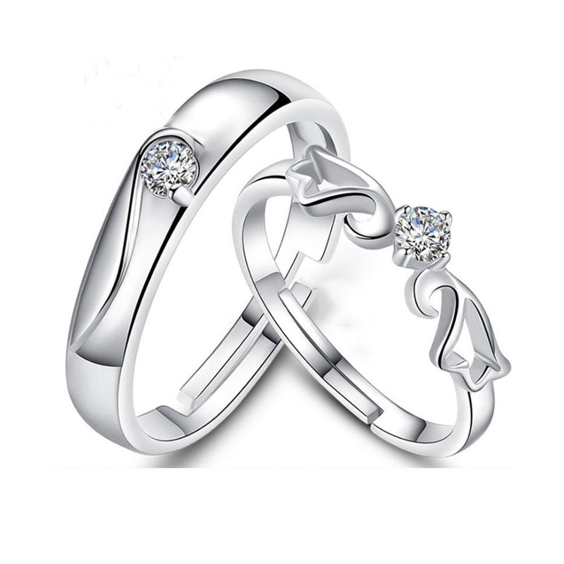 Peris Gems Romantic Heart Rings Collection for Couples | Women&
