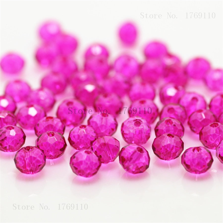 Peris Gems rose / 2mm 170pcs Per Bag Crystal Beads for Jewelry Making | DIY Round Beads SHEIN Amazon Temu
