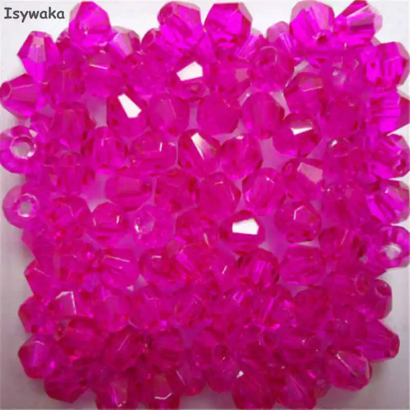 Peris Gems Rose Glass Bead 100pc Loose Spacer Stones for DIY Jewelry SHEIN Amazon Temu