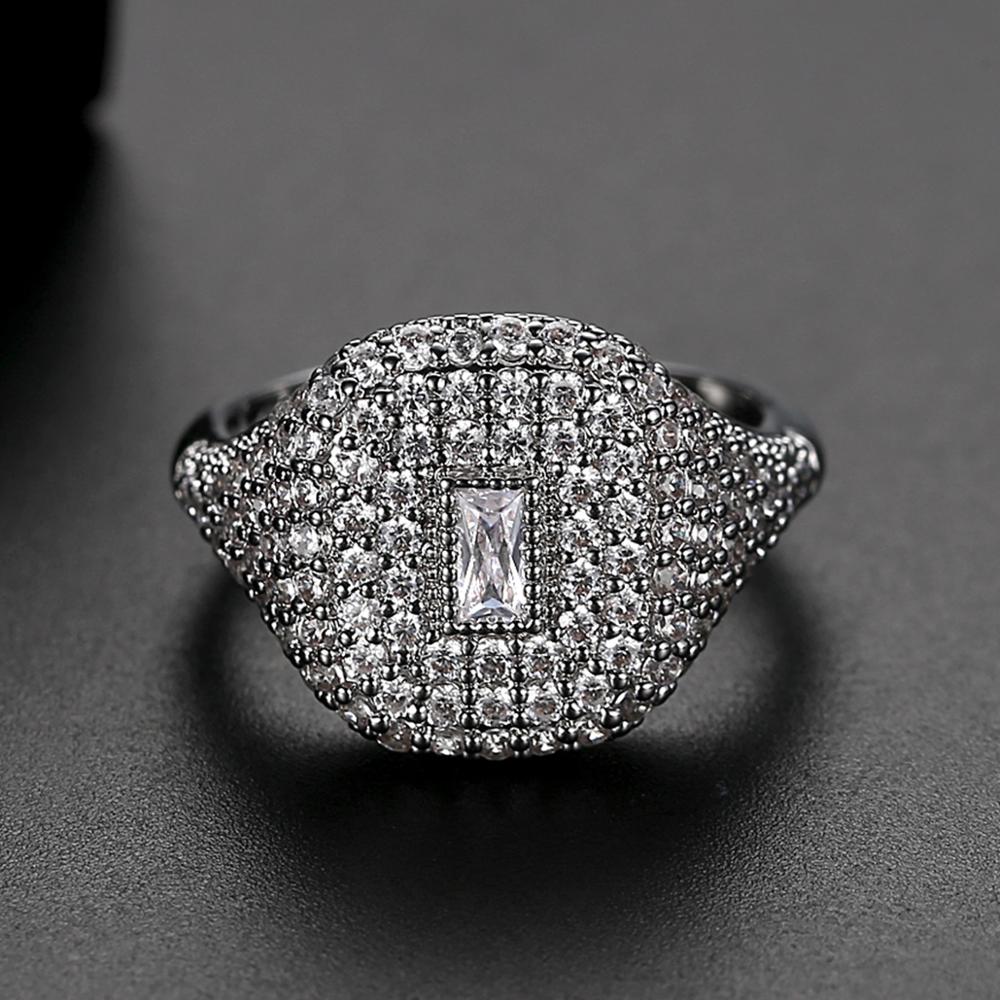 Peris Gems Rose Gold CZ Open Rings Unisex | Adjustable Diamond Ring SHEIN Amazon Temu