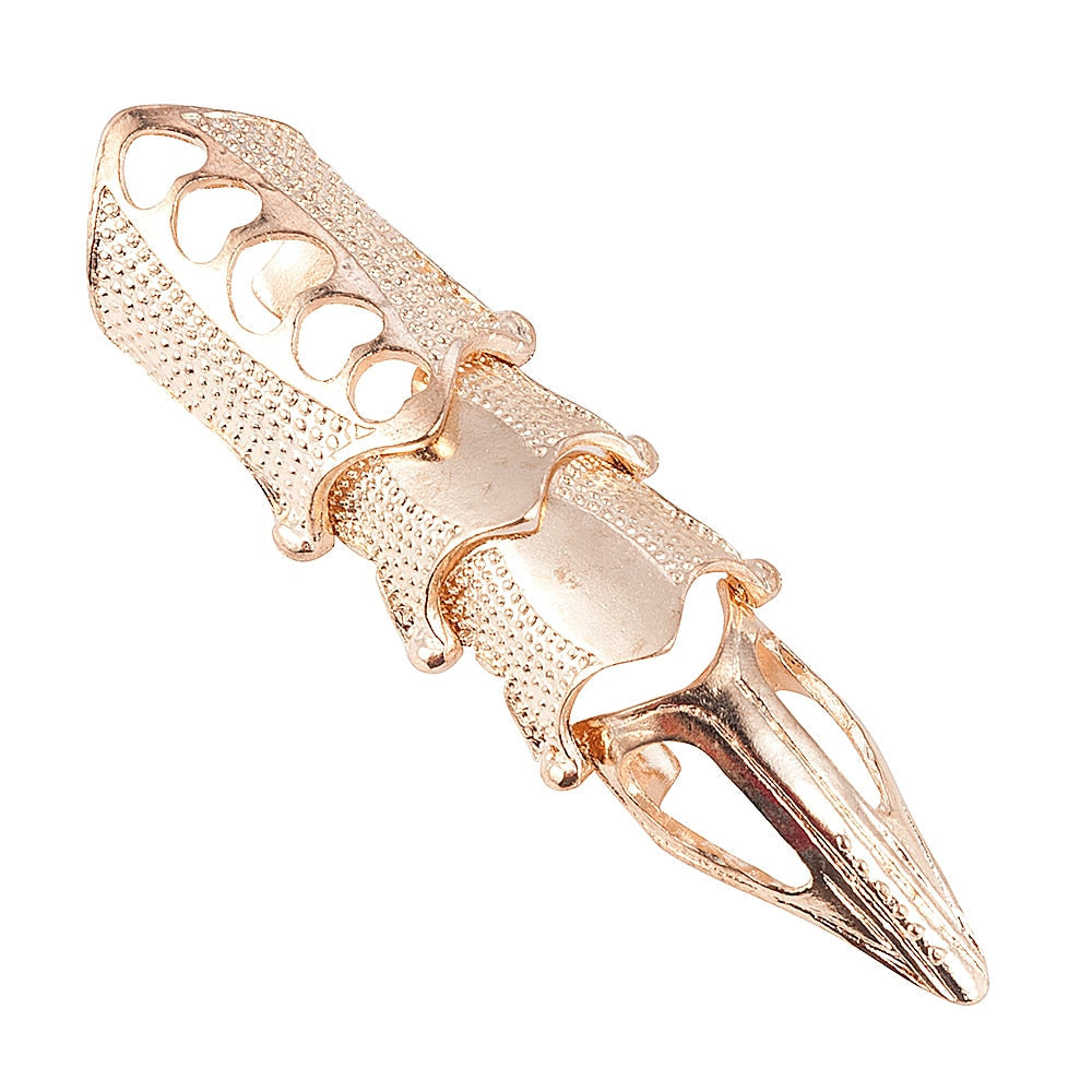 Peris Gems Rose Gold Punk Knuckle Rings Unisex | Gold Silver Claw Rings SHEIN Amazon Temu