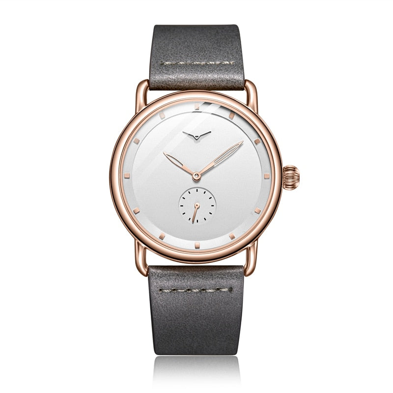 Peris Gems rose white Casual Simple and Luxurious Slim Leather Watches for Men SHEIN Amazon Temu
