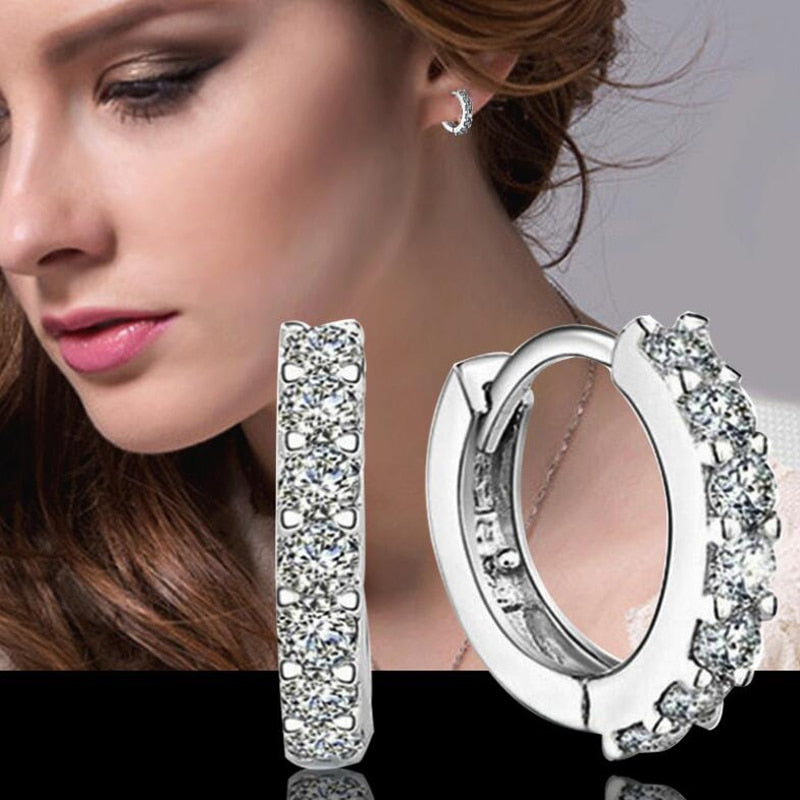 Peris Gems Round Diamond Earrings for Women | Tibetan Silver Stud Earrings for Women SHEIN Amazon Temu