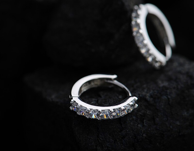 Peris Gems Round Diamond Earrings for Women | Tibetan Silver Stud Earrings for Women SHEIN Amazon Temu