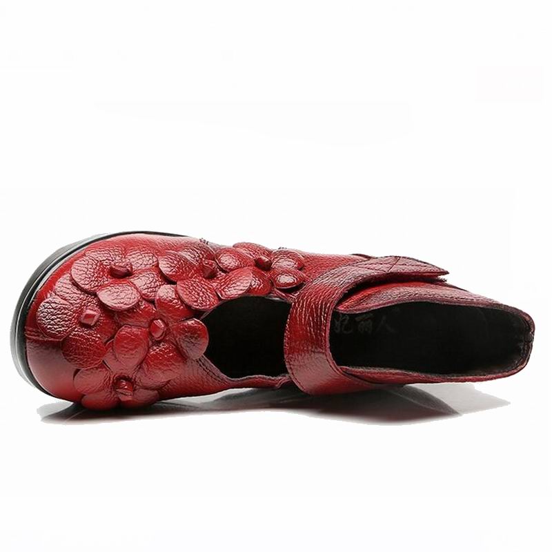 Peris Gems Round Toe Leather Ankle Boots for Women | Platform Boots SHEIN Amazon Temu