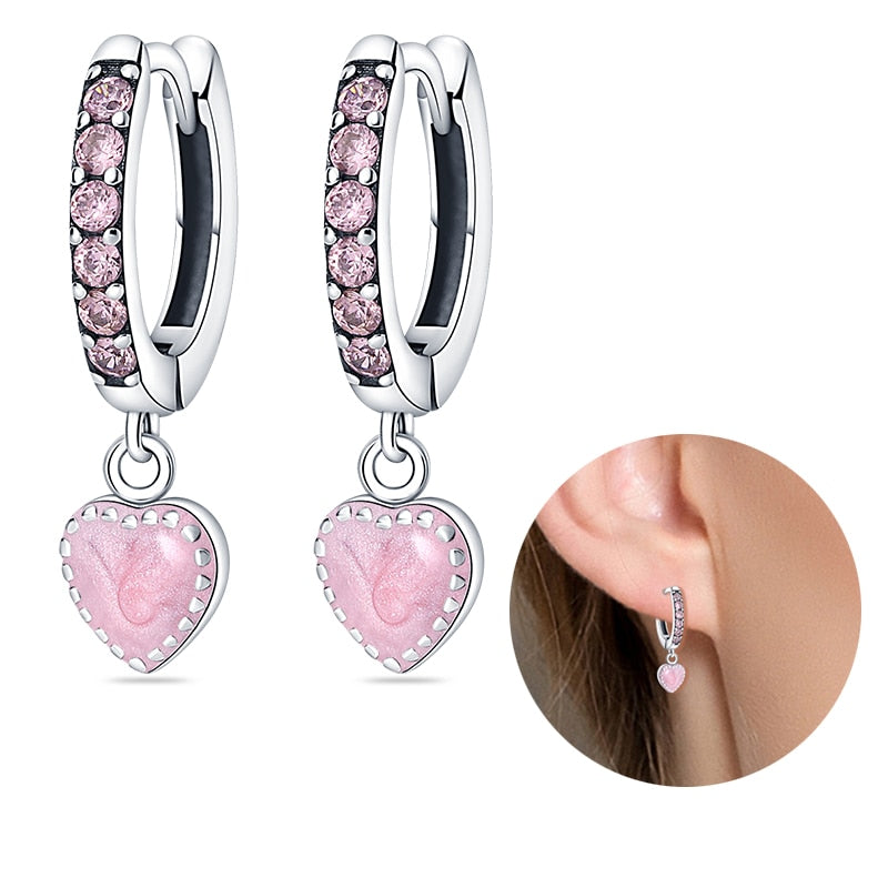Peris Gems Round Zirconia Pave Earrings for Women | 925 Sterling Silver Dangle Earrings Round Zirconia Pave Earrings for Women | 925 Sterling Silver SHEIN Amazon Temu