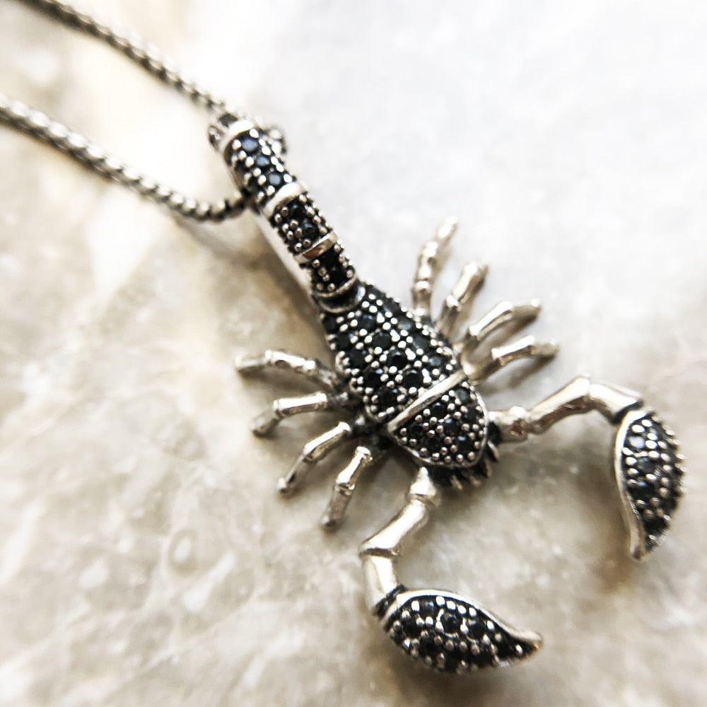 Peris Gems Scorpion Link 925 Silver Pendant Necklace Unisex SHEIN Amazon Temu