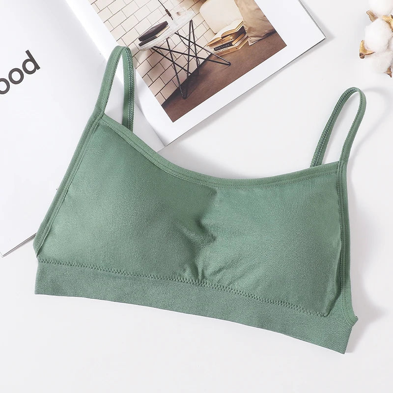 Peris Gems Seamless Tube Top Bra Backless Non-Wire Underwear Sexy Lingerie Women&