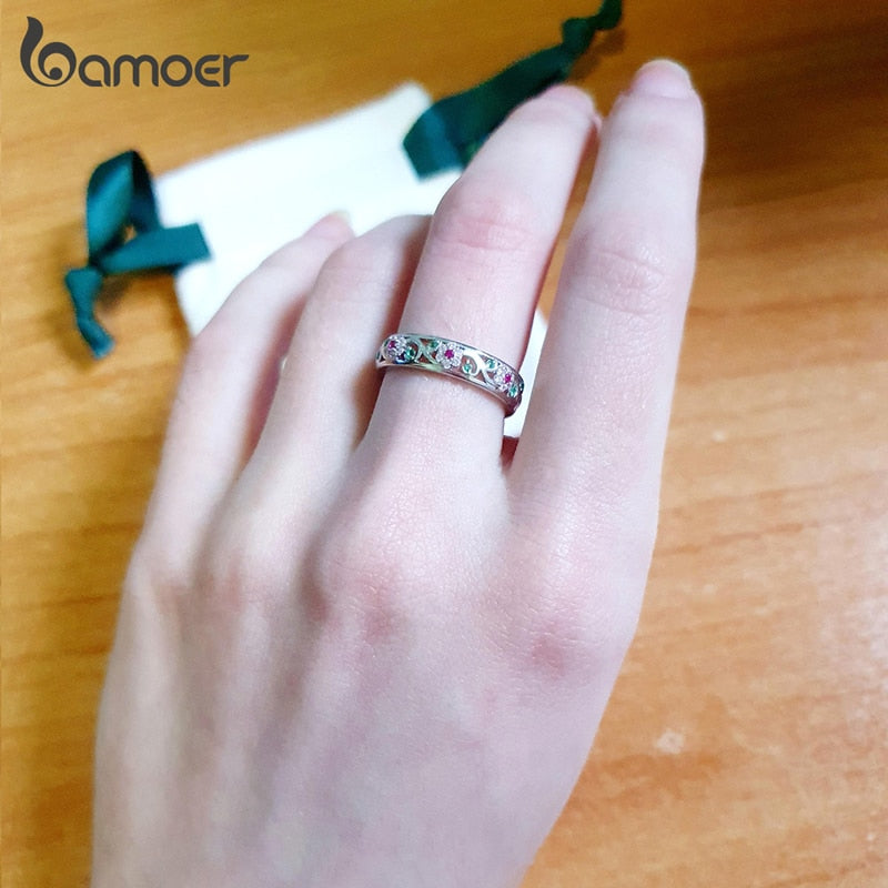 Peris Gems Secret Garden Pink Diamond Rings for Women | Sterling Silver SHEIN Amazon Temu