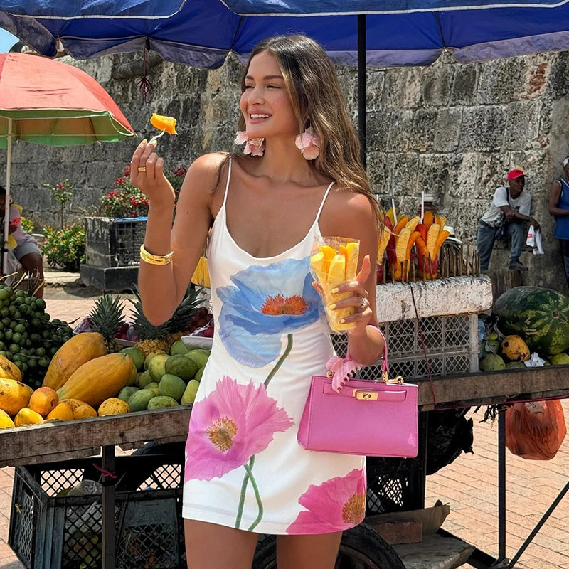 Peris Gems Sexy Mini Dress Women Summer New White Fashion O-Neck Streetwear Print Sleeveless Dress Strap Backless Casual Slim Elegant Dress Sexy Mini Dress Women Summer New White Fashion O-Neck Streetwear Print Sleeveless Dress Strap Backless Casual Slim Elegant Dress SHEIN Amazon Temu