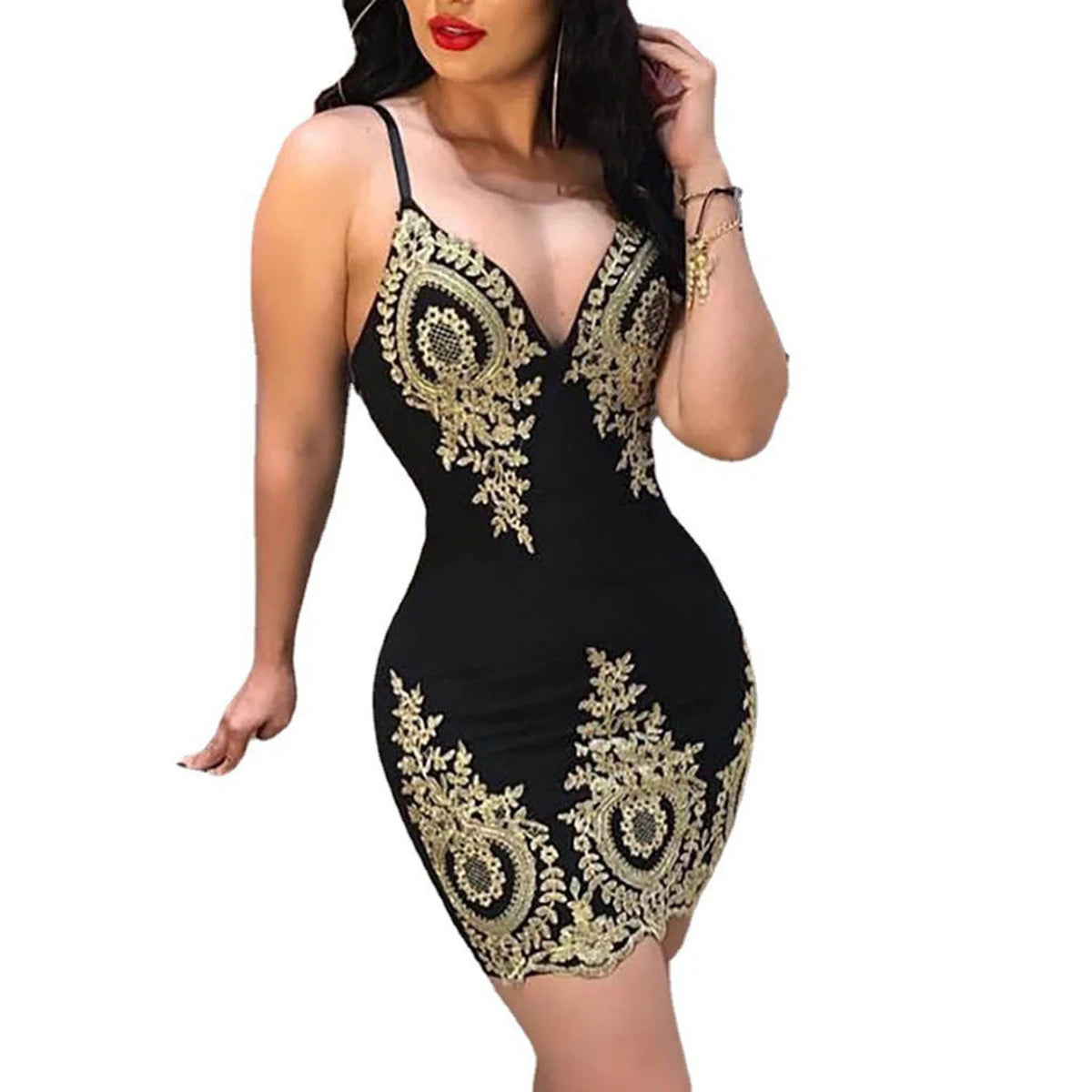 Peris Gems Sexy summer party halter dress Sleeveless slim-fit mini dress with low neck and halter back Sexy summer party halter dress Sleeveless slim-fit mini dress with low neck and halter back SHEIN Amazon Temu