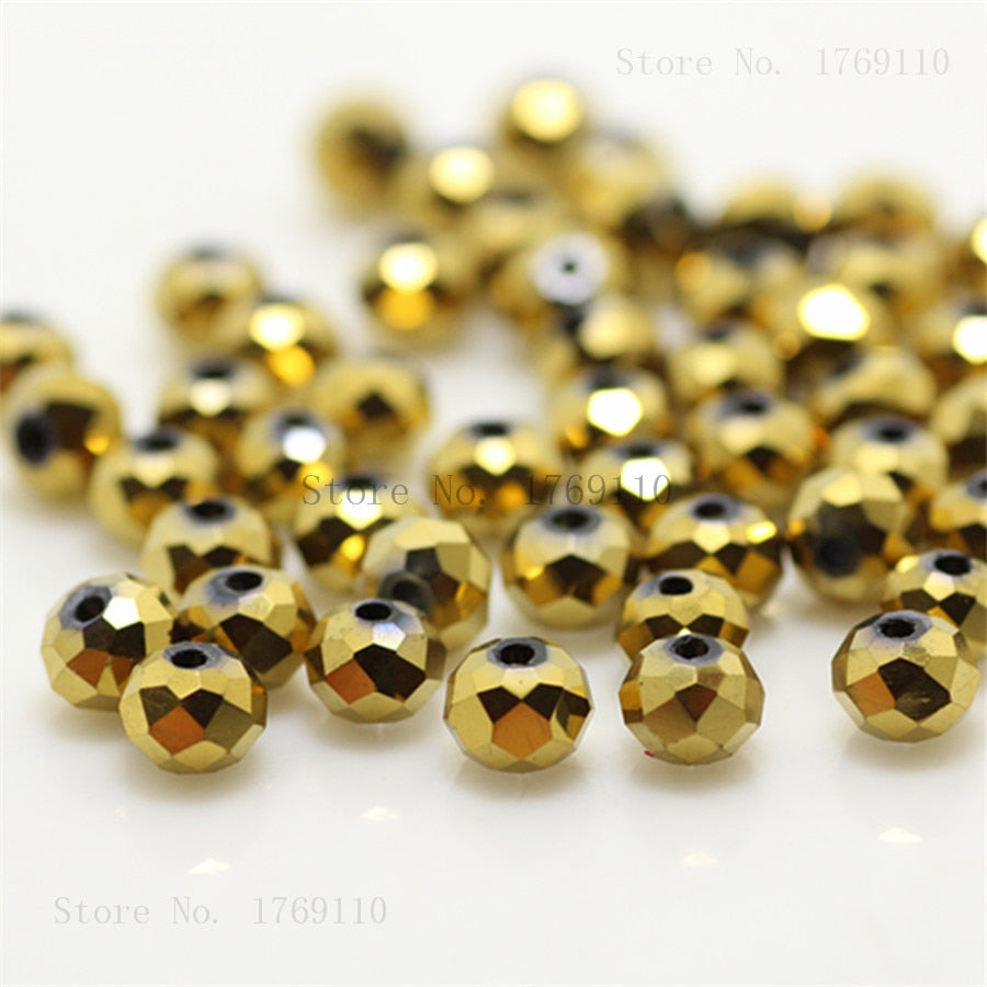 Peris Gems shining golden / 2mm 170pcs Per Bag Crystal Beads for Jewelry Making | DIY Round Beads SHEIN Amazon Temu