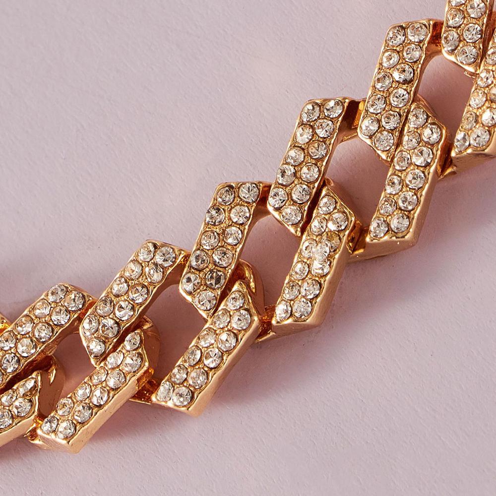 Peris Gems Shiny Diamond Cuban Chain Anklets for Women SHEIN Amazon Temu