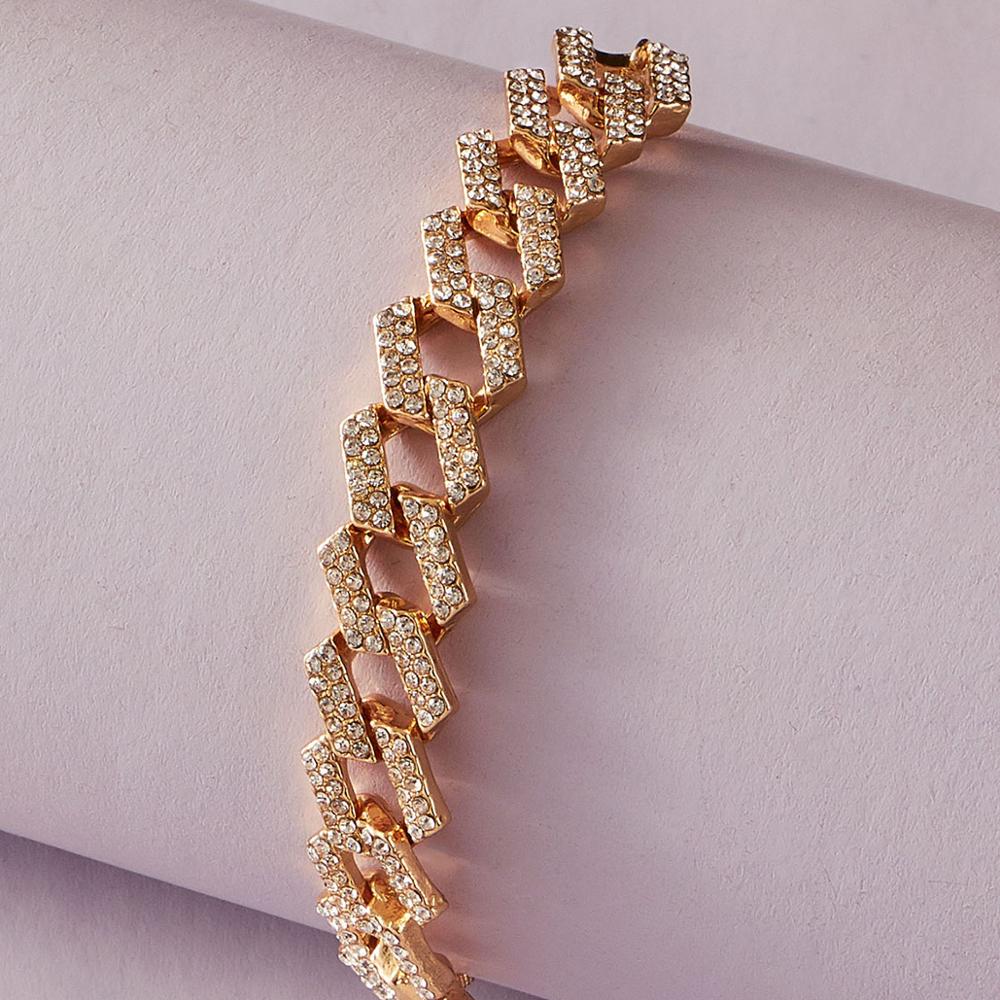 Peris Gems Shiny Diamond Cuban Chain Anklets for Women SHEIN Amazon Temu