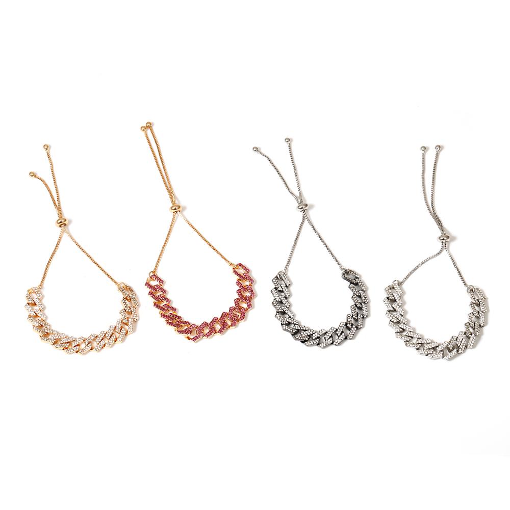 Peris Gems Shiny Diamond Cuban Chain Anklets for Women SHEIN Amazon Temu