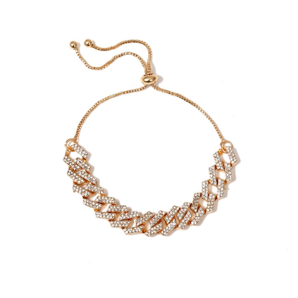 Peris Gems Shiny Diamond Cuban Chain Anklets for Women SHEIN Amazon Temu