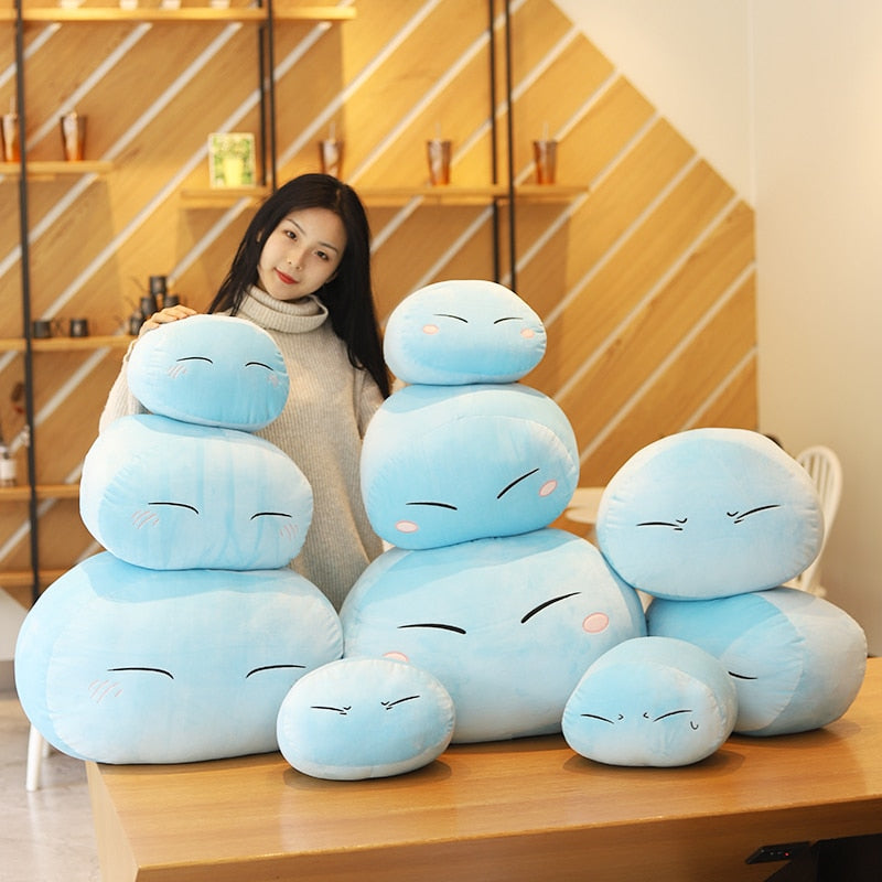 Peris Gems Shy Anime Face Plushie Pillows | Slime Throw Back Pillows SHEIN Amazon Temu