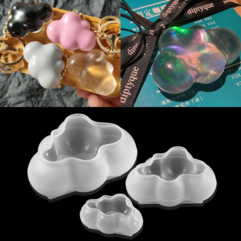 Peris Gems Silicone 3D Cloud Resin Epoxy Decoration Molds SHEIN Amazon Temu