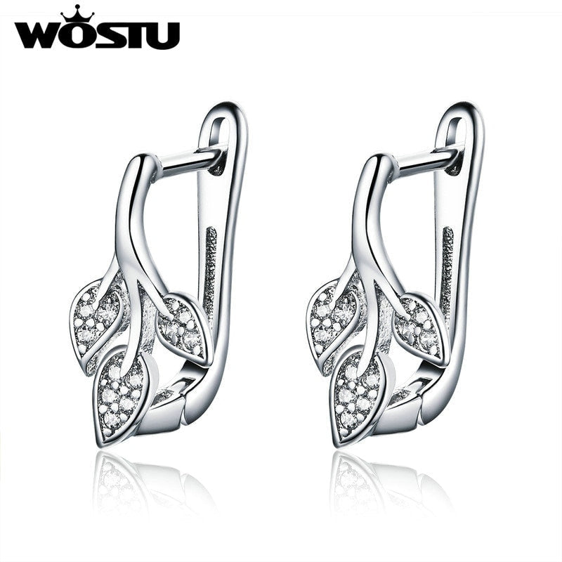 Peris Gems Silver Autumn Leaves Flower Stud Earrings for Women | Silver Diamond Earrings for Women SHEIN Amazon Temu