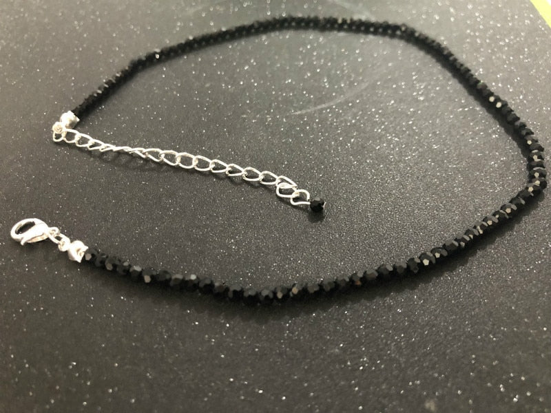 Peris Gems Silver Black Bead Choker Necklace for Women | Gold Necklace SHEIN Amazon Temu