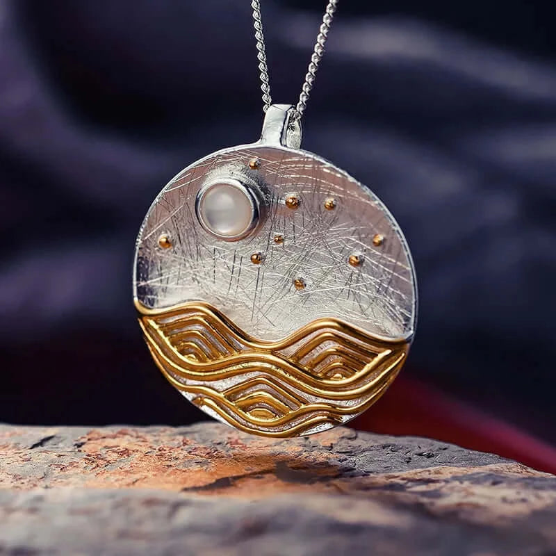 Peris Gems Silver bottom Antique Moonlight 925 Silver Pendant Without Necklace SHEIN Amazon Temu