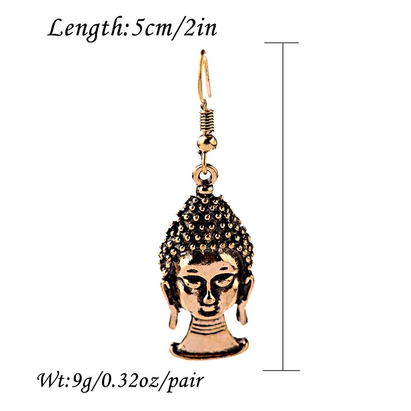 Peris Gems Silver Buddha Dangle Earrings for Women | Ethnic Indian Sterling Silver Tassel Earrings SHEIN Amazon Temu