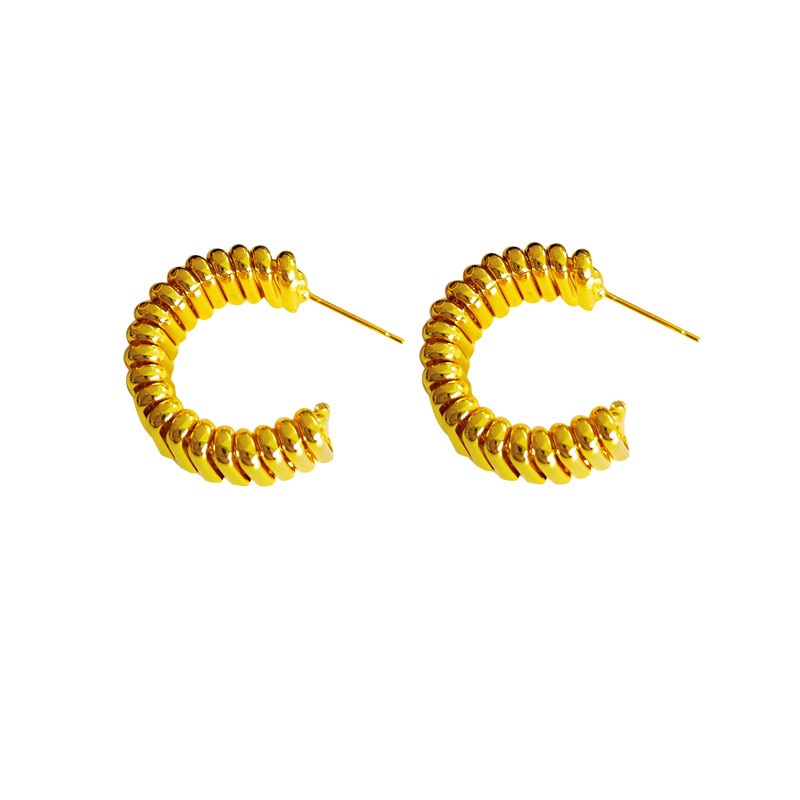 Peris Gems Silver Gold 925 Silver Needle Hoop Earrings for Women SHEIN Amazon Temu