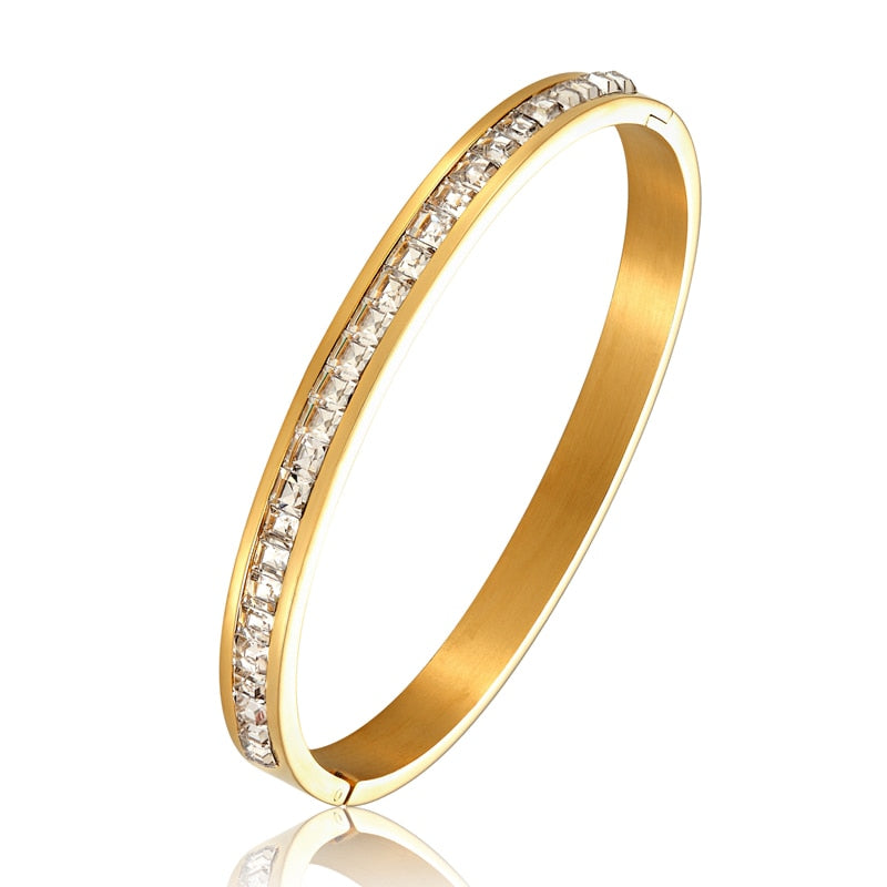 Peris Gems Silver Inlaid Diamond Cuff Bracelets for Women | Love Cuff Bracelets Inlaid Diamond Cuff Bracelets for Women | Love Cuff Bracelet SHEIN Amazon Temu
