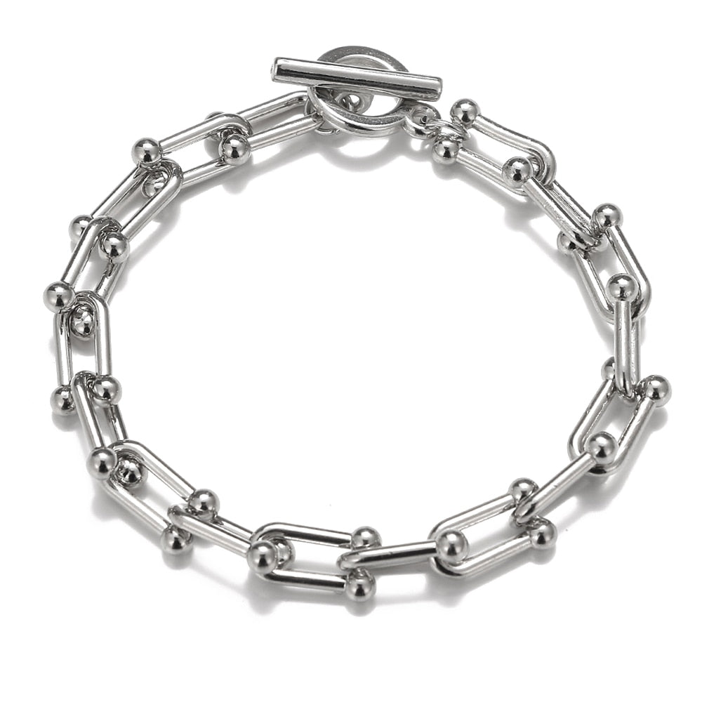 Peris Gems Silver Link Golden 2-4pc Lovely Bracelets Collection for Women SHEIN Amazon Temu