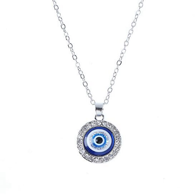Peris Gems Silver Necklace Blue Evil Eye Choker Necklace for Women | Protective Necklaces Blue Evil Eye Choker Necklace for Women Protective Necklaces SHEIN Amazon Temu