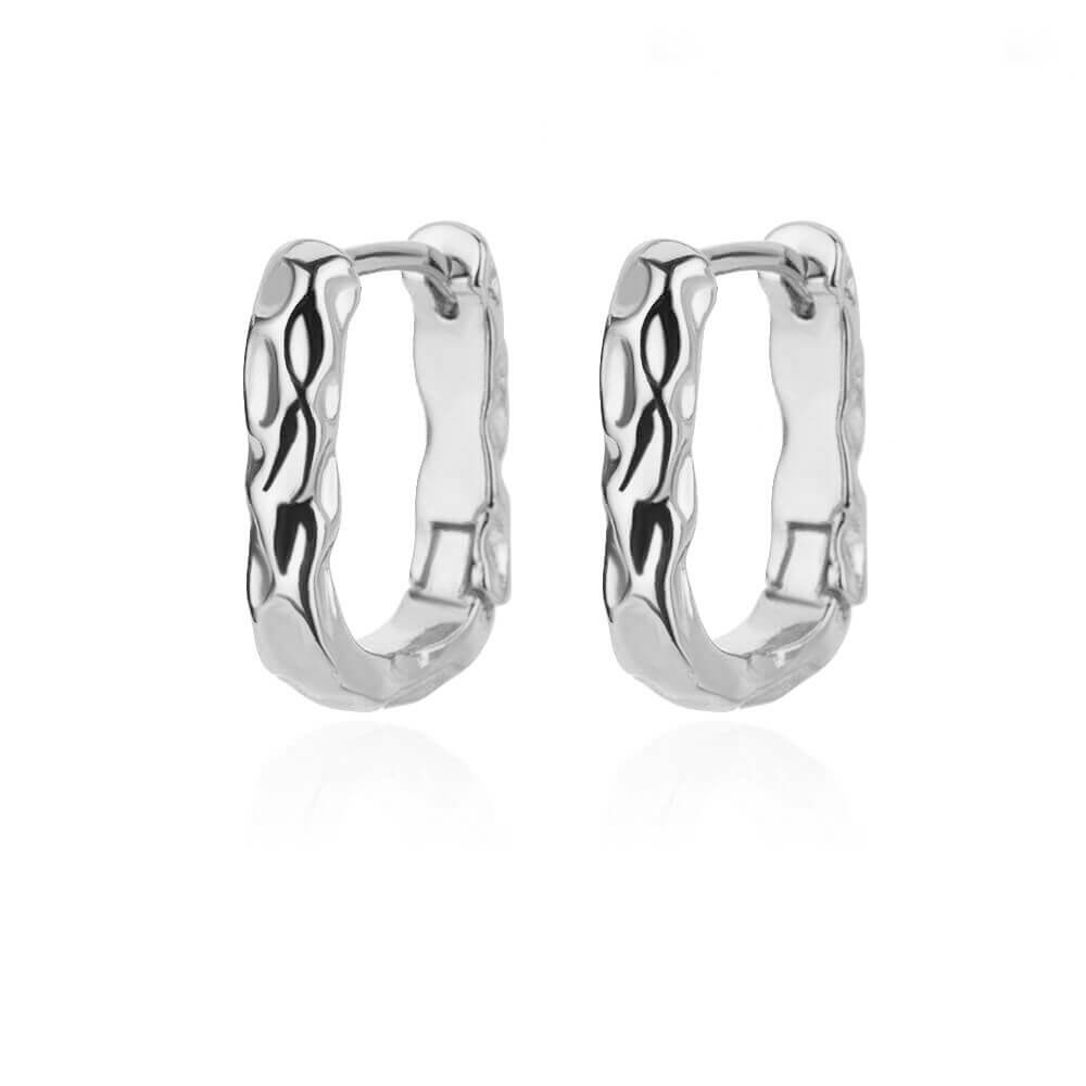 Peris Gems silver plated U-Shaped Square Hoop Earrings for Women | Gold Luxury Earrings U-Shaped Square Hoop Earrings for Women Gold Luxury Earrings SHEIN Amazon Temu