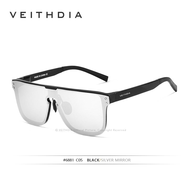 Peris Gems Silver Retro Polarized Aluminum UV400 Lens Sunglasses Unisex SHEIN Amazon Temu