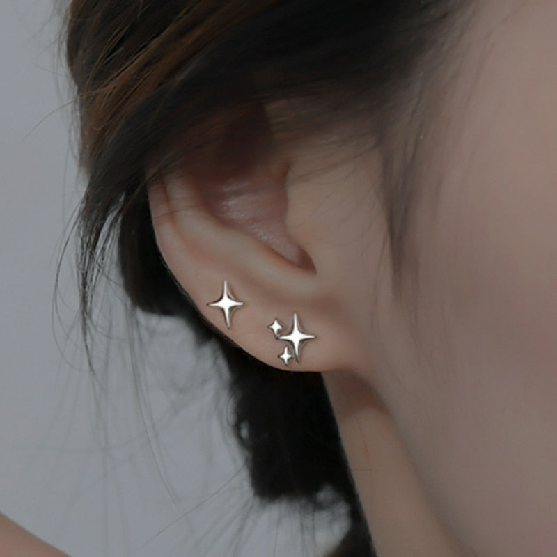 Peris Gems silver Silver Shooting Star Stud Earrings for Women SHEIN Amazon Temu